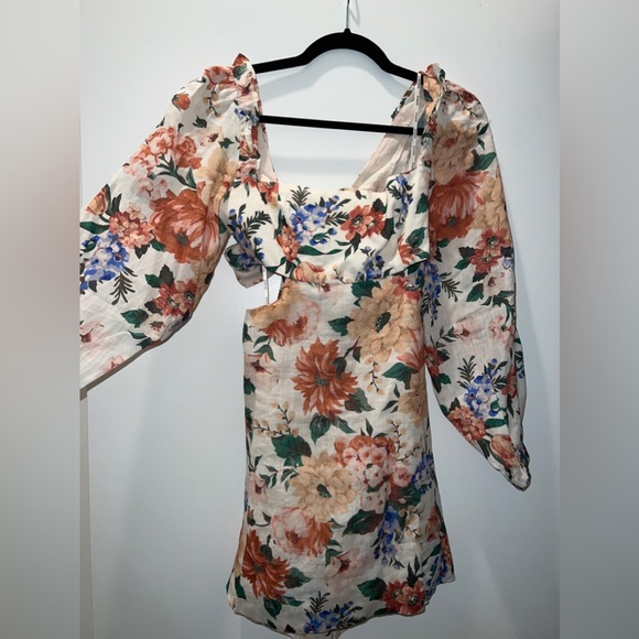 Sofia the Label GOLDIE CUT OUT MINI DRESS - Botanical - Picture 2 of 10